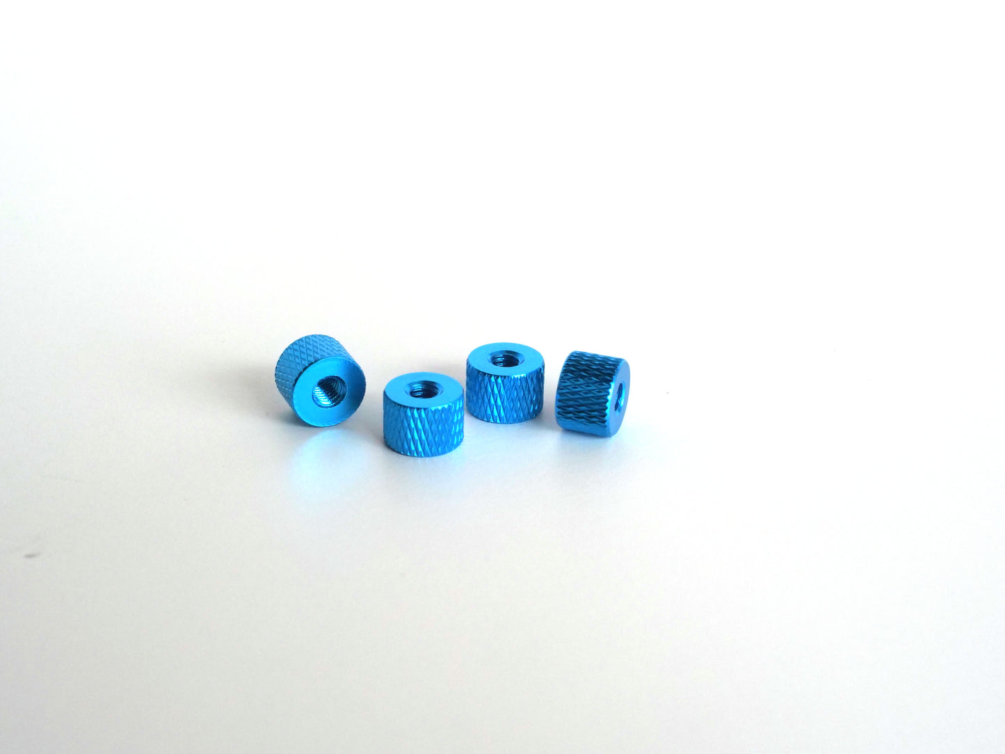 Aluminum nuts for suction cups