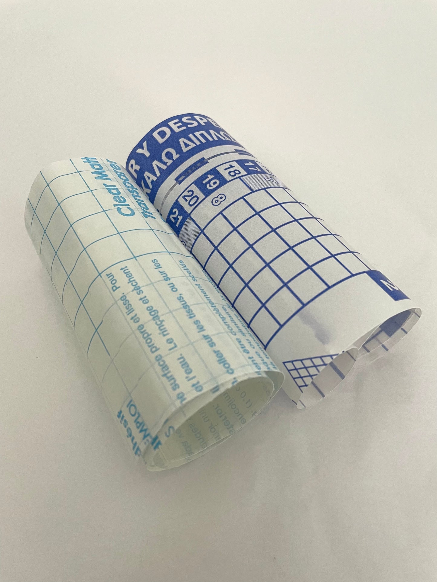 Plastic film for suction cups